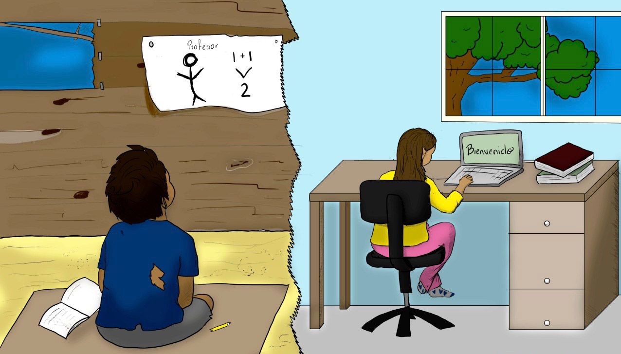 Estudio revela grandes diferencias sociales en acceso a la educación remota y detecta problemas socioemocionales en niños y niñas