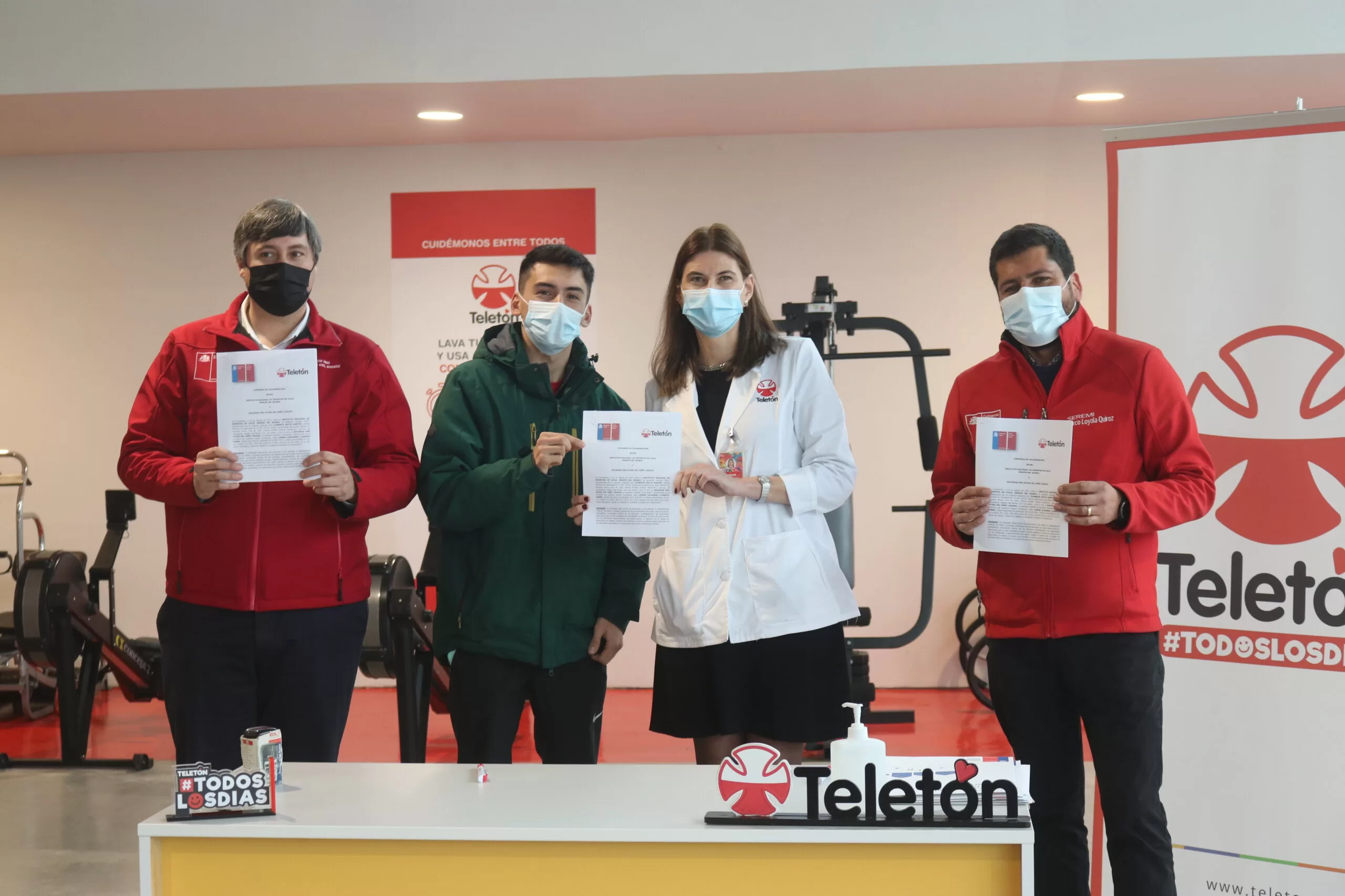 Mindep-IND y teletón firman alianza para impulsar deporte paralímpico