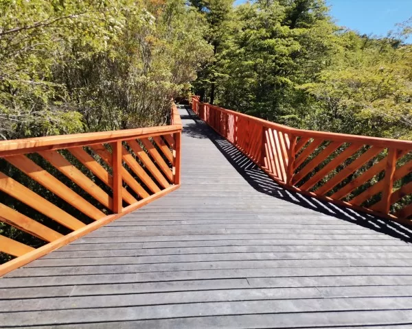 Inauguran primer sendero fabricado con material reciclado