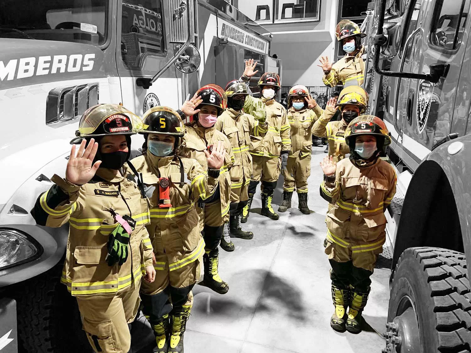 Cuartel de Bomberos de Santa Olga se identifica con sector maderero de Constitución