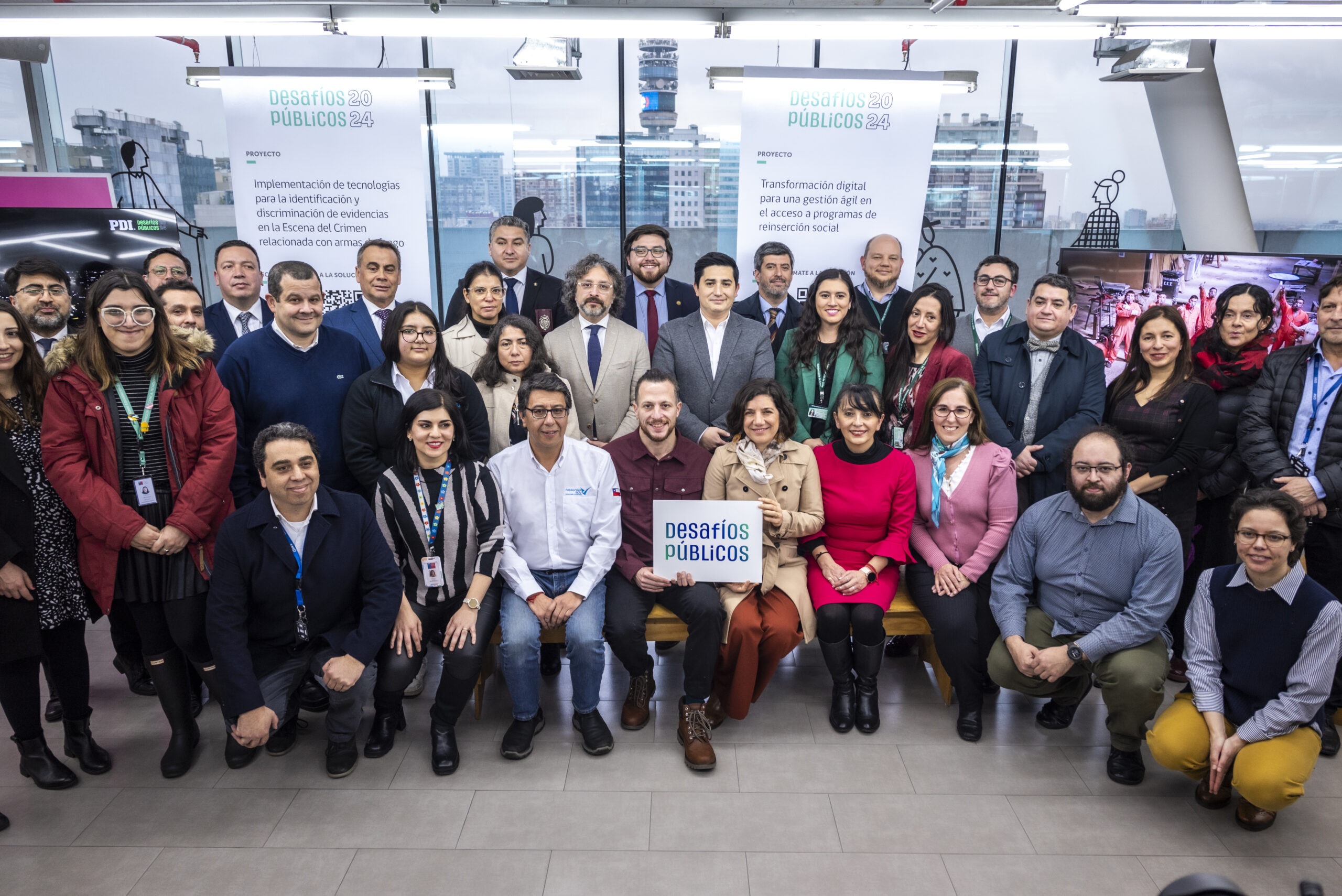 Gobierno inicia búsqueda de soluciones innovadoras para desafíos en Gendarmería, PDI, CDE y Municipalidad de Juan Fernández