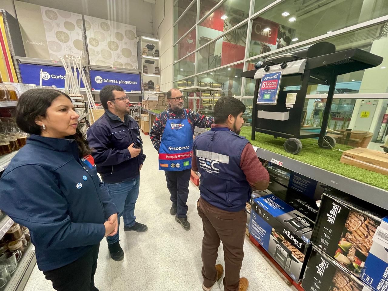 SEC fiscaliza venta de parrillas a gas y eléctricas a días de Fiestas Patrias